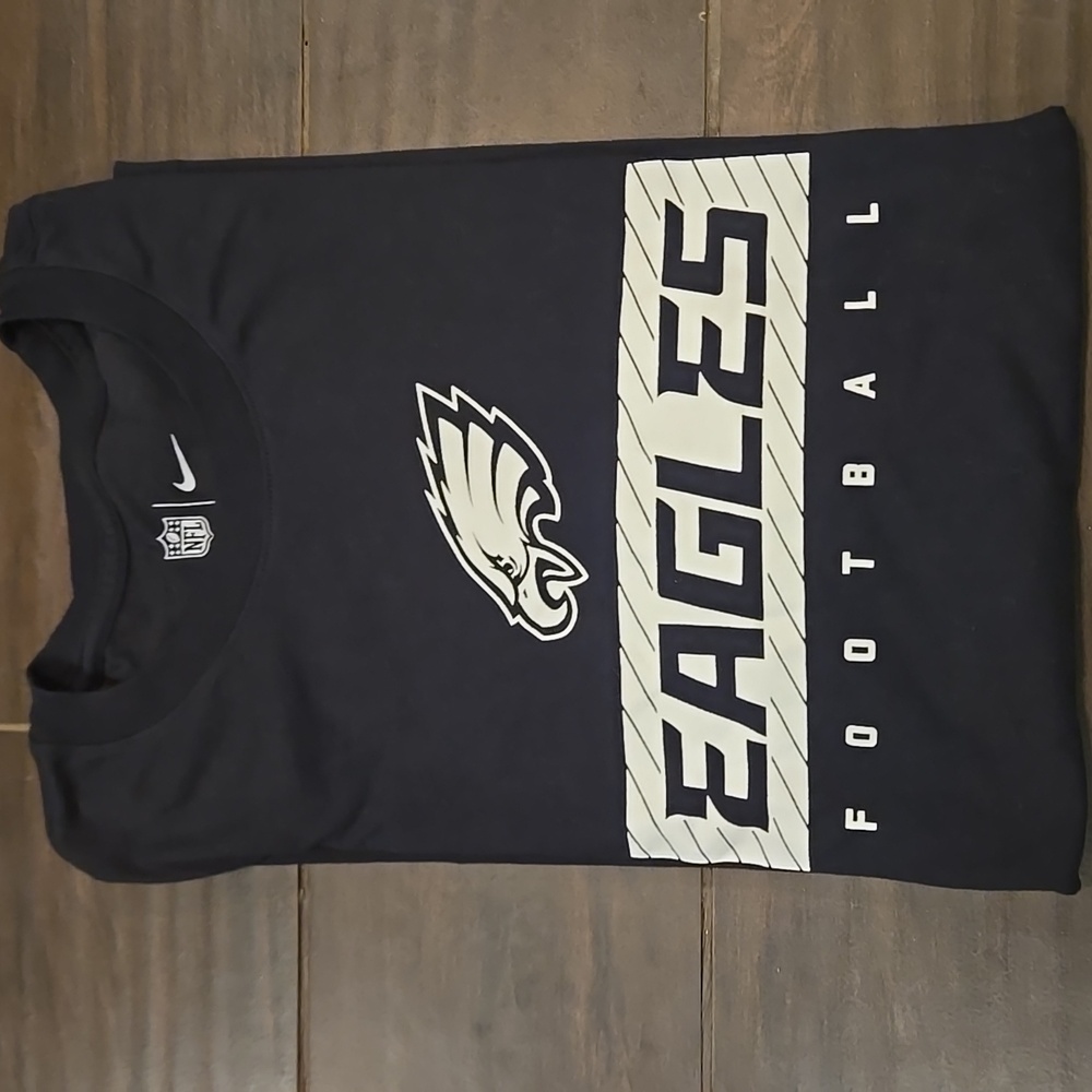 Nike EaglesBlack Sideline Team Issue Football Tee Sz L - Picture 7 of 7